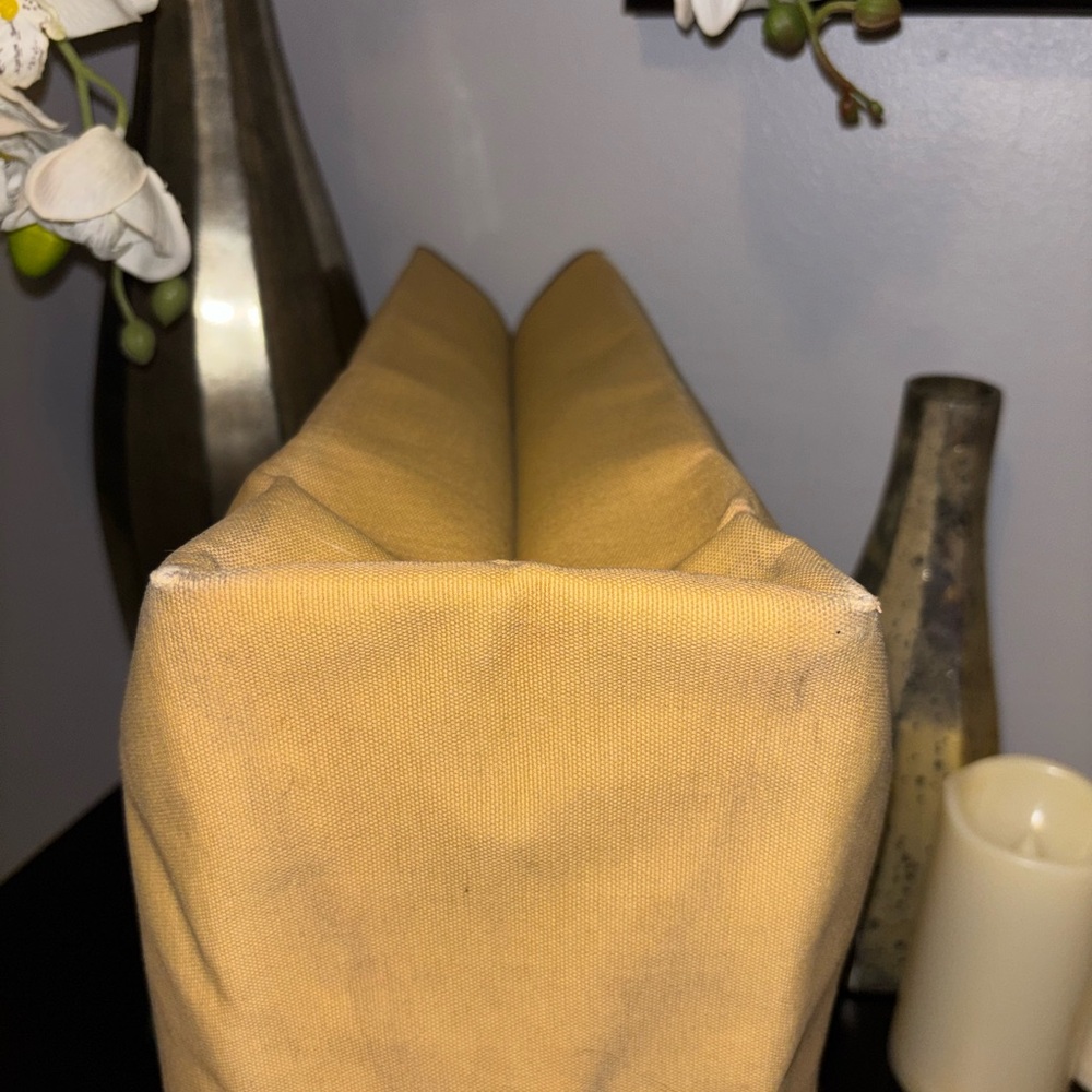 Vintage-Gucci Golden Sherry-Line Canvas Tote. - Picture 6 of 10